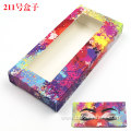 rectangle fake eyelash case paper lash boxes